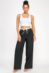 Double Waist Tailored Pant